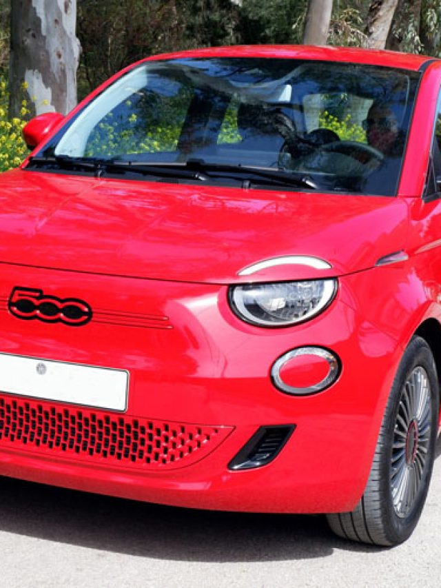 Fiat 500 Red EV is a charming and easy-to-use car