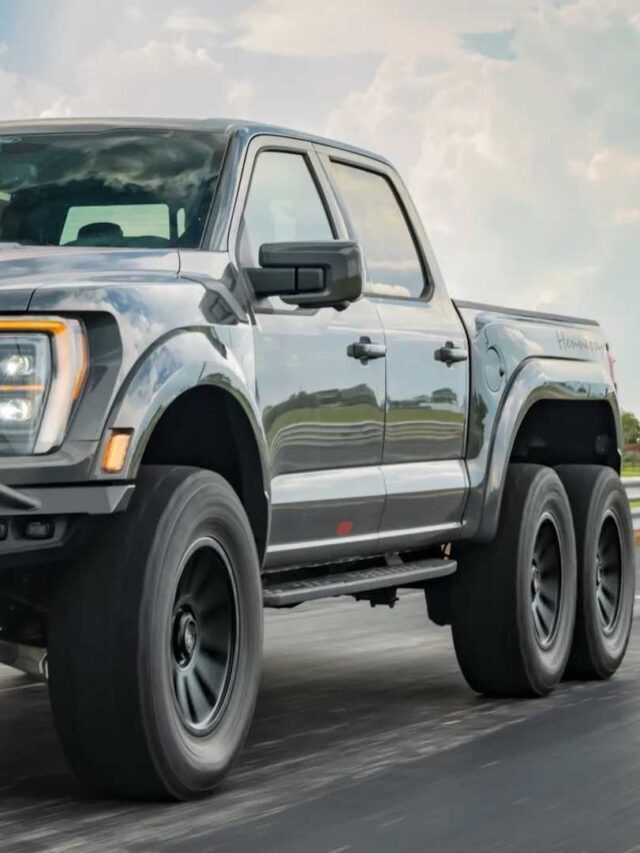 ¡El nuevo Hennessey VelociRaptor 6×6 es un camión de seis ruedas!